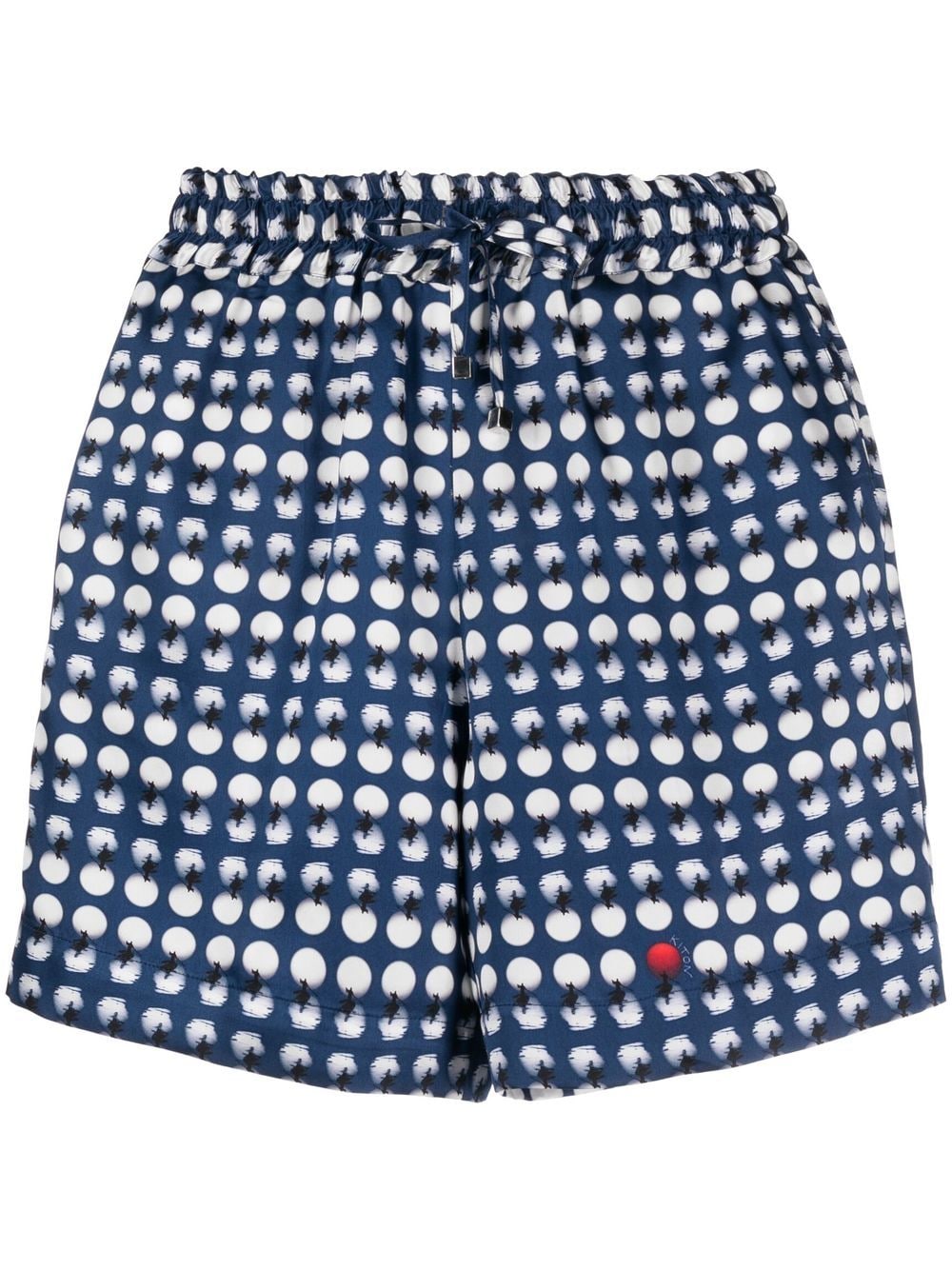 Kiton Shorts mit Print - Blau von Kiton