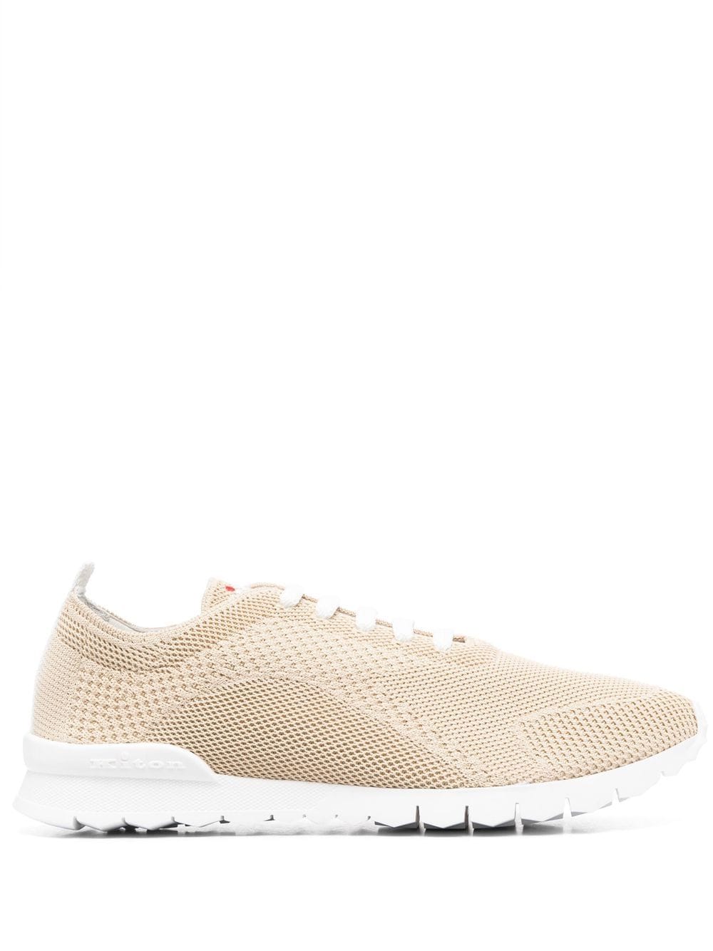 Kiton Sneakers in Strickoptik - Nude von Kiton