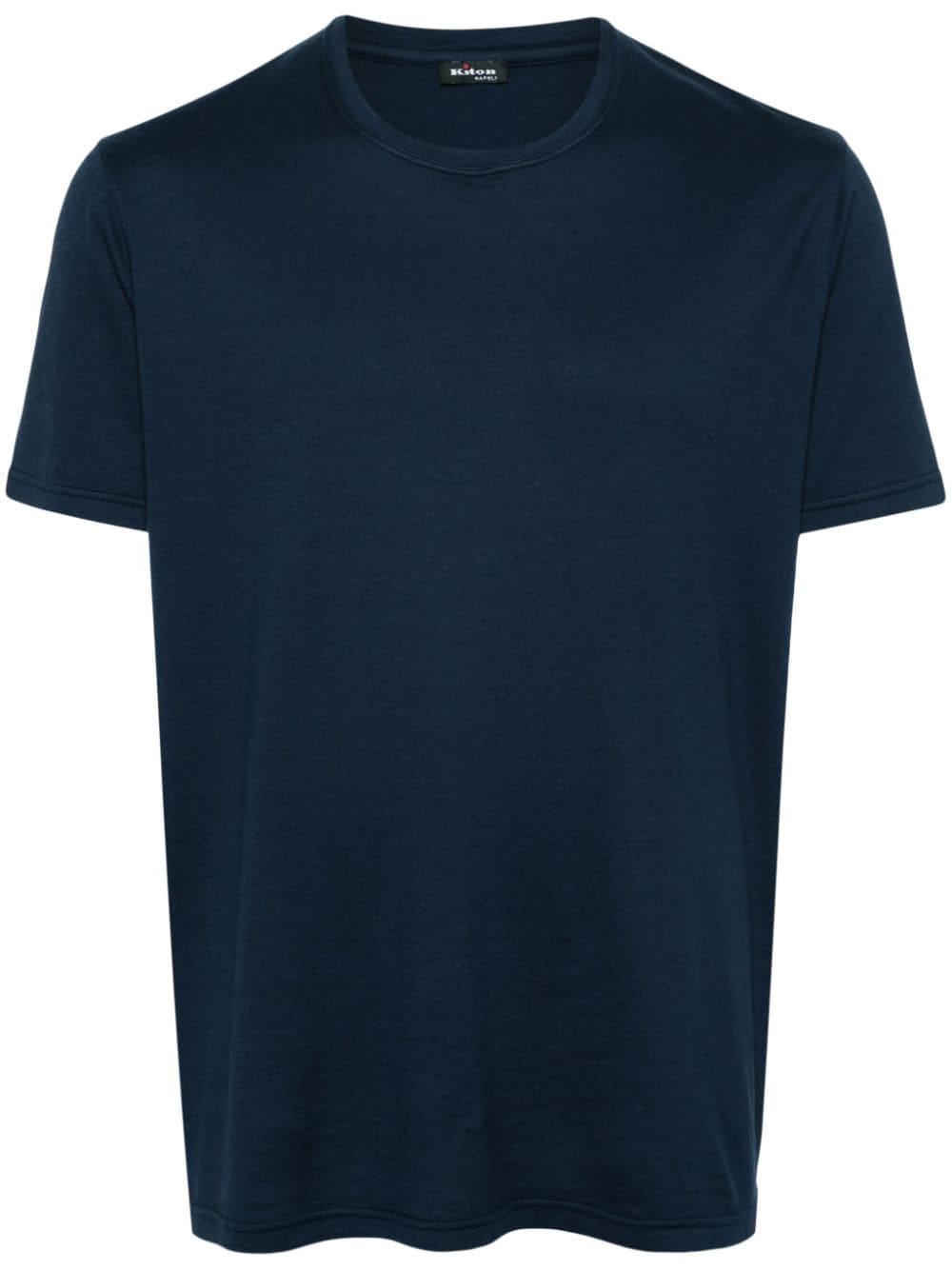 Kiton T-Shirt aus Baumwoll-Kaschmir-Gemisch - Blau von Kiton