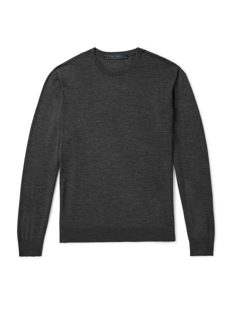 Kiton - Wool Sweater - Men - Gray - XXL von Kiton