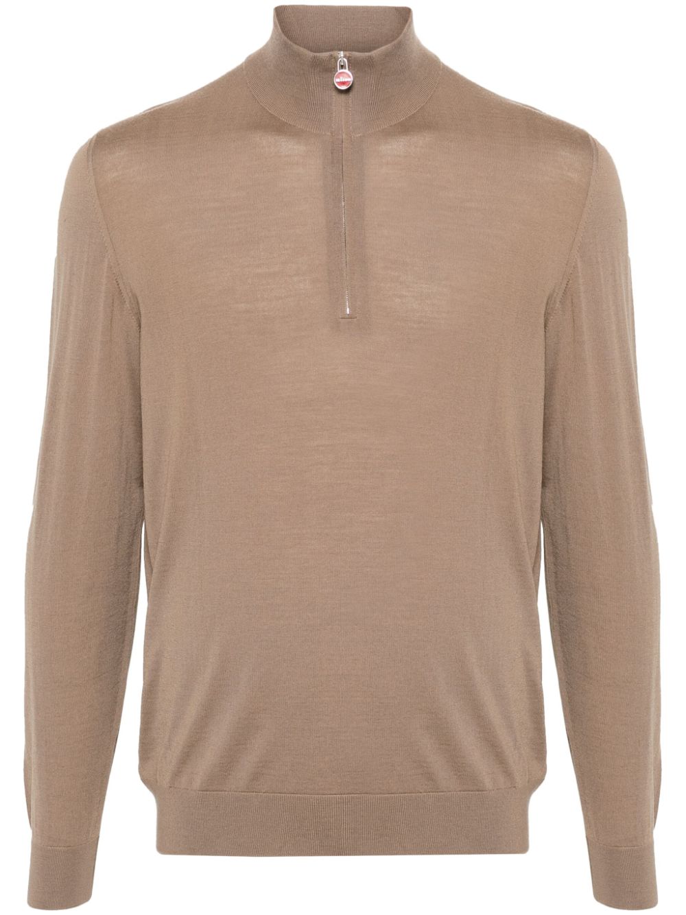 Kiton Pullover mit Reißverschluss - Nude von Kiton