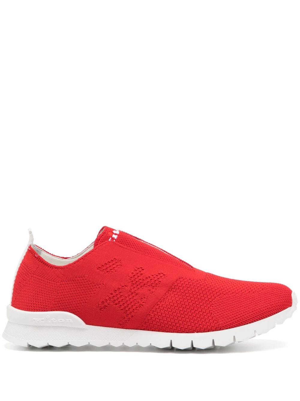 Kiton Sneakers mit gestricktem Obermaterial - Rot von Kiton