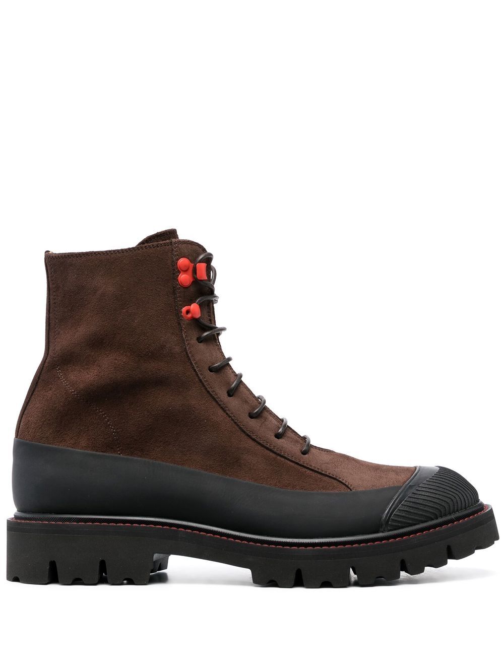 Kiton Schnürstiefel aus Wildleder - Braun von Kiton