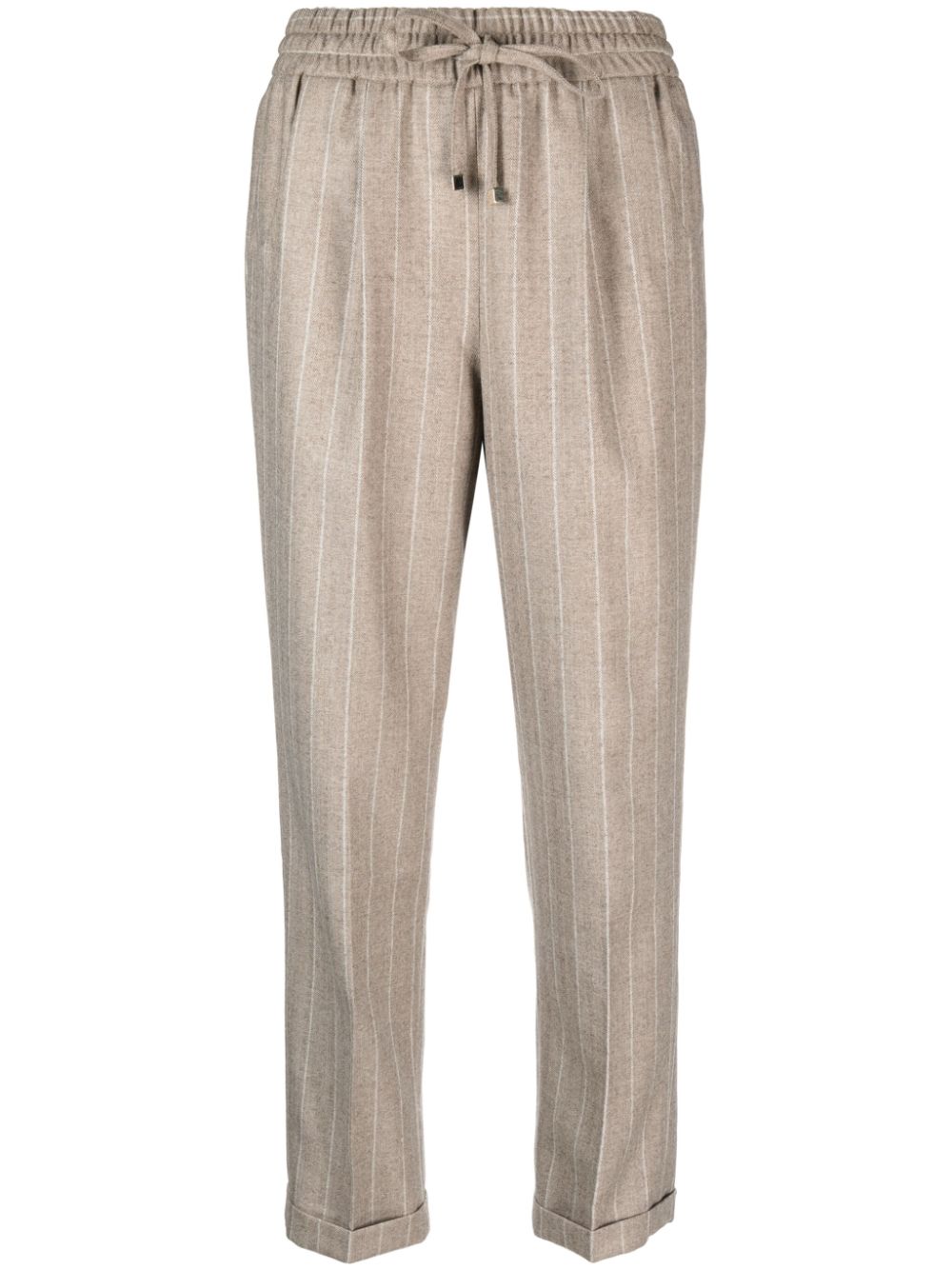 Kiton Hose mit Nadelstreifen - Nude von Kiton