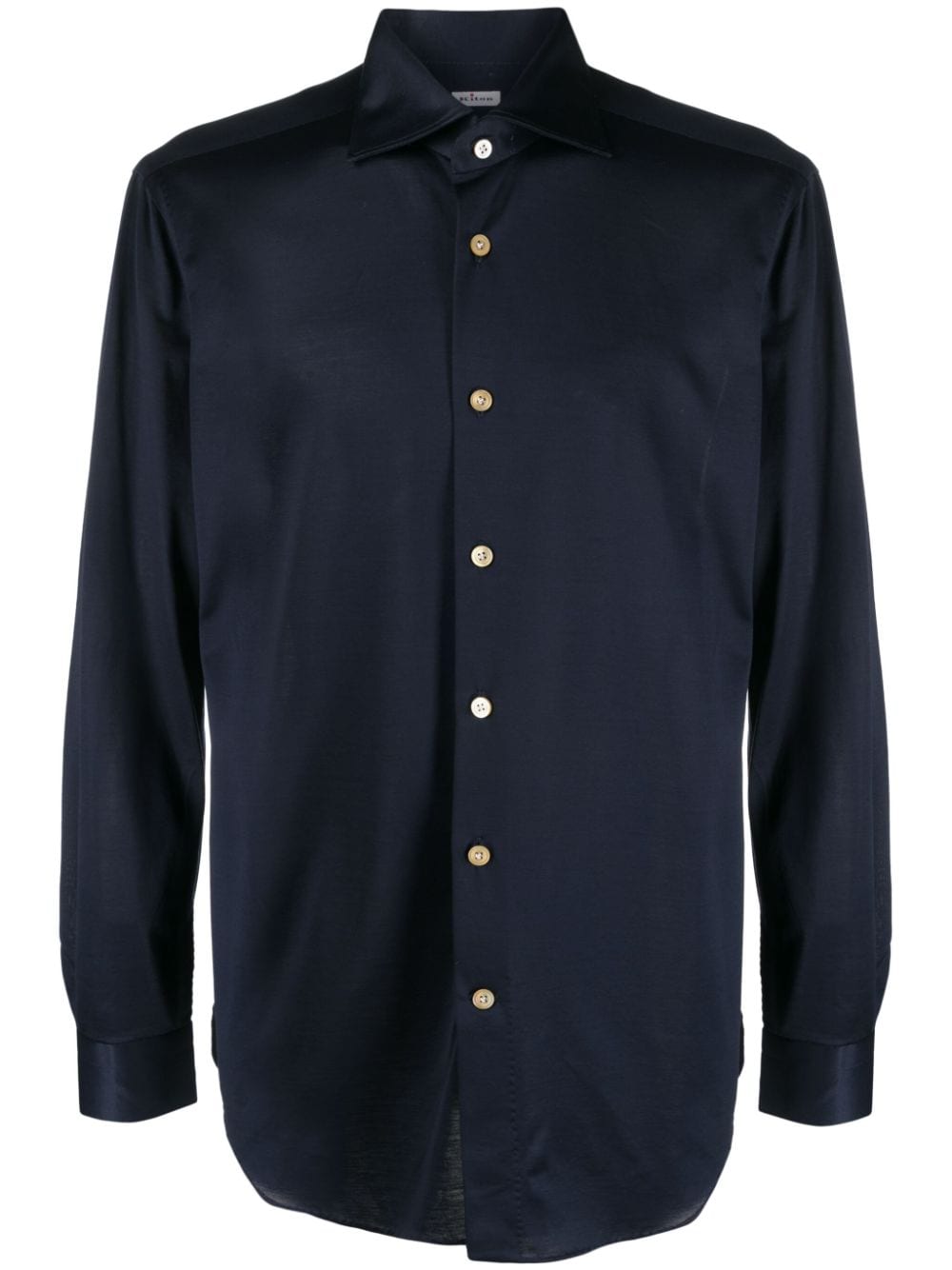 Kiton Hemd mit schmalem Schnitt - Blau von Kiton