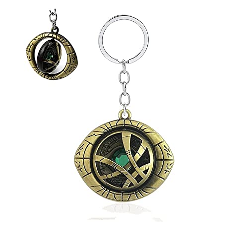 Dr Strange Eye of Agamotto Legierung Schlüsselanhänger Drehbar Schlüsselanhänger Interessanter Superhelden Schlüsselanhänger für Männer Frauen, Braun, Midium Dr Strange Eye of Agamotto Legierung Schlüsselanhänger Drehbar Schlüsselanhänger Interessanter Superhelden Schlüsselanhänger für Männer Frauen, Braun, Midium von KitsKap