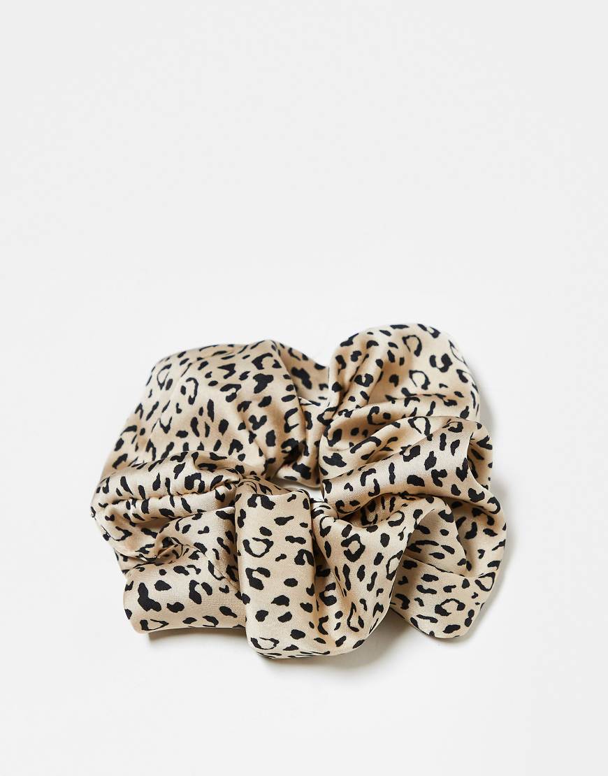 Kitsch - Scrunchie aus Stoff mit Leopardenmuster, 1 Stück-Keine Farbe von Kitsch