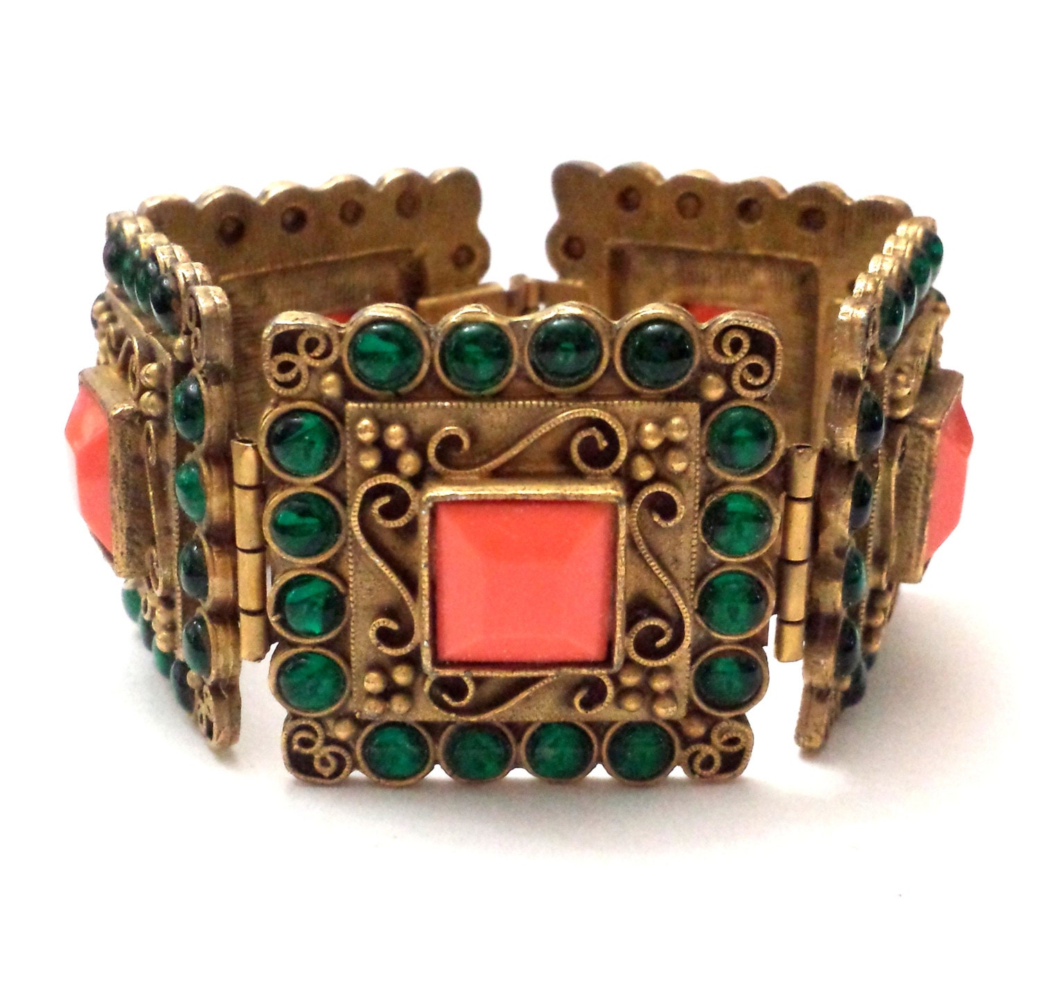 Masion De Fou Armband, High End Kostüm Schmuck Couture New York Designer Armband Avant Garde Mod 1960Er Jahre von Kitschtopia