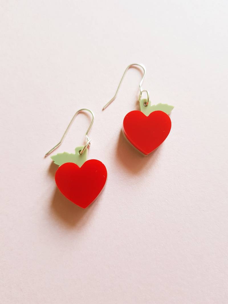 Blühende Liebe Ohrringe - Laser Geschnitten Schmuck von KitschyBlingBoutique