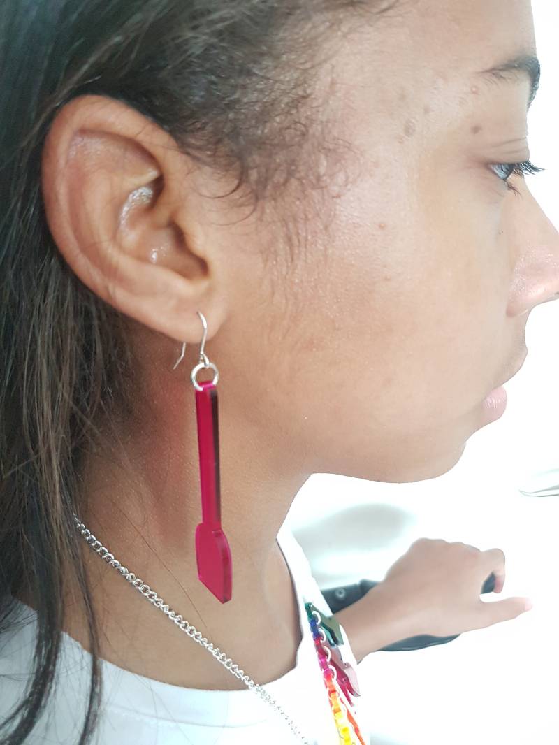 Eis-Löffel-Ohrringe - Laser Geschnitten Acryl Ohrringe Eis-Löffel-Ohrringe - Laser Geschnitten Acryl Ohrringe von KitschyBlingBoutique