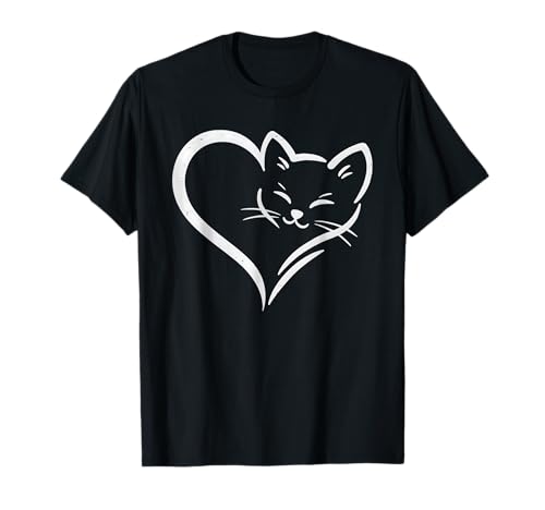Süßes Katzenherz – niedliches Herz Katze Mama Frauen Mädchen Kinder T-Shirt Süßes Katzenherz – niedliches Herz Katze Mama Frauen Mädchen Kinder T-Shirt von Kitten Cat Lover Apparel