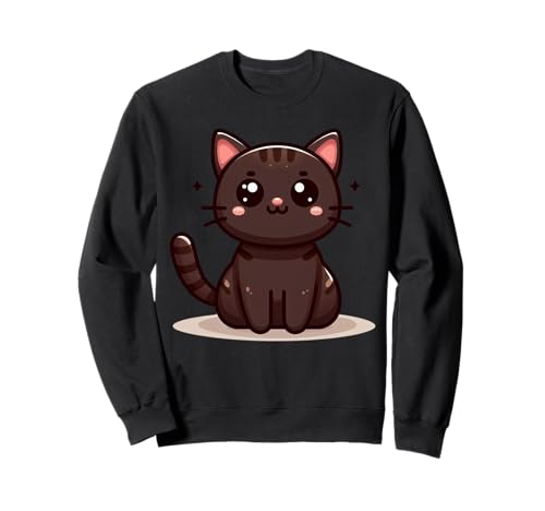 Niedliche dunkelbraune Katze, lustiges Kätzchen, Katzenliebhaber, Frauen und Mädchen Sweatshirt Niedliche dunkelbraune Katze, lustiges Kätzchen, Katzenliebhaber, Frauen und Mädchen Sweatshirt von Kitten Lover Tshirt Cute Kitten Tees Cat Lover Tee