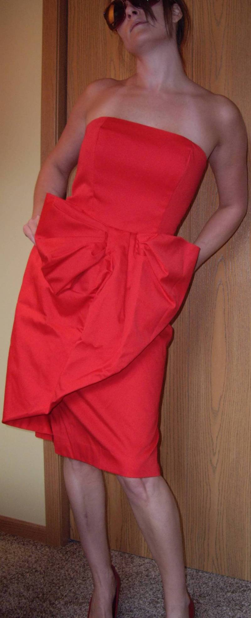 80Er Jahre Red Victor Costa Christmas Joy Fun Dress Wiggle S/M 6/8 Bombshell Pin Up Ärmellos Festliche Cocktailparty Schleife Avantgarde Art Deco 80Er Jahre Red Victor Costa Christmas Joy Fun Dress Wiggle S/M 6/8 Bombshell Pin Up Ärmellos Festliche Cocktailparty Schleife Avantgarde Art Deco von KittycatVintage16