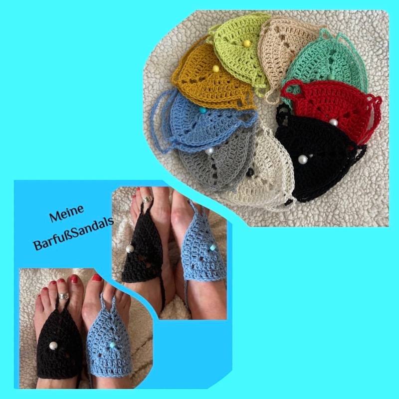 Barfuß Sandale - Verschiedene Farben Barfuß Sandale - Verschiedene Farben von KittysHandarbeiten