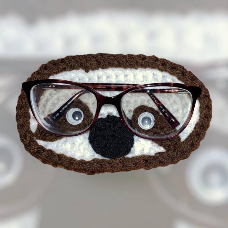 Brillenhalter Faultier von KittysHandarbeiten