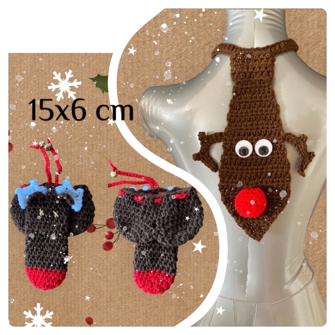 Willy Wärmer Und Krawatte „Rudolph, The Red-Nosed Reindeer" Willy Wärmer Und Krawatte „Rudolph, The Red-Nosed Reindeer" von KittysHandarbeiten
