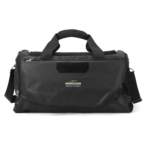 Atmungsaktive und leichte Sporttasche for Herren, Schulter-Crossbody-Tasche for Kurze Geschäftsreisen, Nass- und Trocken-Trenntasche mit großem Fassungsvermögen von KituT