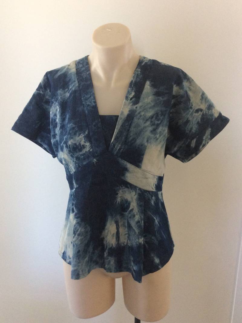 1970Er Jahre Vintage Funky Batik Top von KiwiFunk