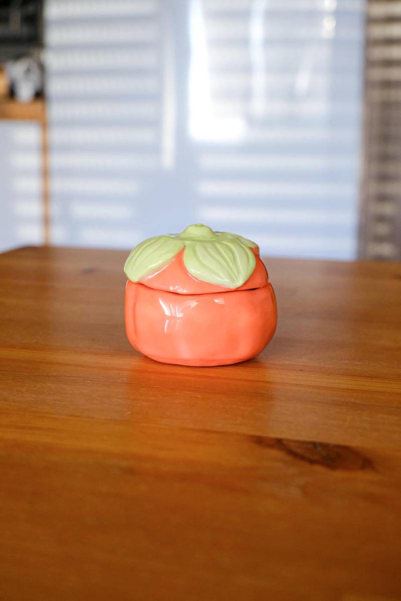 Handgefertigte Keramik Persimmon Schmuckschatulle Dekorative Ringschatulle Handgefertigte Keramik Persimmon Schmuckschatulle Dekorative Ringschatulle von KiwiPocaShop