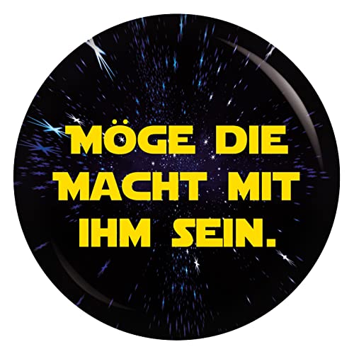 Button Set Das wars/Möge die Macht mit ihm sein für JGA Junggesellenabschied Junggesellinnenabschied Zubehör Anhänger Anstecker Broschebutton Accessoires (SET 4: 5 Buttons, 5x 37mm Ergänzungsset) von Kiwikatze