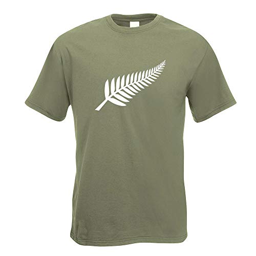 Kiwistar Silver Fern/Neuseeland/Kiwis T-Shirt in 15 Herren Funshirt Bedruckt Design Sprüche Spruch Motive Oberteil Baumwolle Print Größe S M L XL XXL von Kiwistar