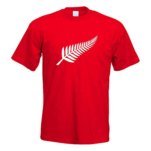 Kiwistar Silver Fern/Neuseeland/Kiwis T-Shirt in 15 Herren Funshirt Bedruckt Design Sprüche Spruch Motive Oberteil Baumwolle Print Größe S M L XL XXL von Kiwistar