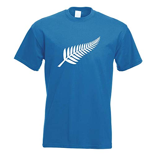 Kiwistar Silver Fern/Neuseeland/Kiwis T-Shirt in 15 Herren Funshirt Bedruckt Design Sprüche Spruch Motive Oberteil Baumwolle Print Größe S M L XL XXL von Kiwistar