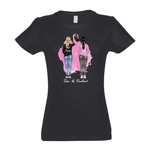 Kiwistar - T-Shirt Damen - Graphit - XXL - Best Friends - Freundinnen - Beste Freunde - Freundin - individuell personalisiert mit Wunschtext Kiwistar - T-Shirt Damen - Graphit - XXL - Best Friends - Freundinnen - Beste Freunde - Freundin - individuell personalisiert mit Wunschtext von Kiwistar