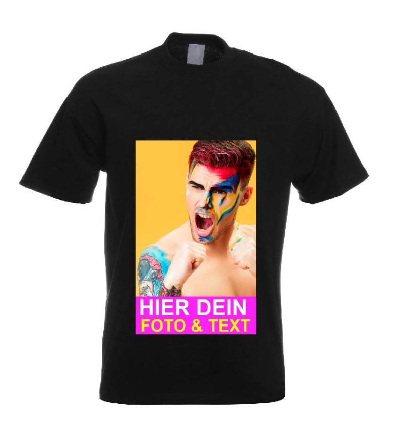 T-Shirt - Herren Wunschtext Und Foto Wunschname Shirt Bedruckt Sprüche Spruch Print Für Sport, Freizeit, Büro Funshirt T-Shirt - Herren Wunschtext Und Foto Wunschname Shirt Bedruckt Sprüche Spruch Print Für Sport, Freizeit, Büro Funshirt von Kiwistar2022