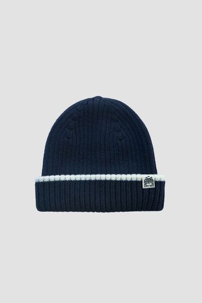 Kiwistories Strick Mütze/ Beanie 100% Merinowolle mulesingfrei Bunt Streifen von Kiwistories