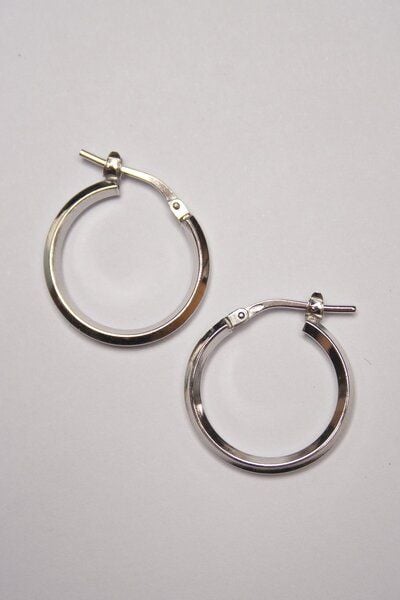 Ohrringe, Rhodiniertes recycelt 925er Sterling Silber Kiwistories von Kiwistories