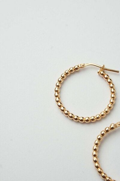 Ohrringe Gold Vermeil Kiwistories, nickelfrei Apricotaa von Kiwistories