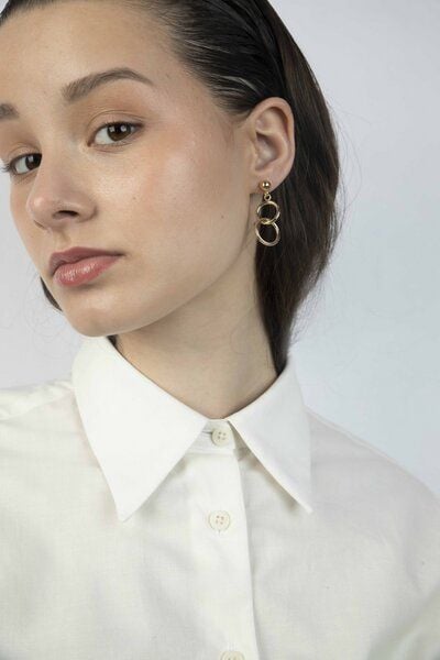 Ohrringe Gold Vermeil Kiwistories, nickelfrei von Kiwistories