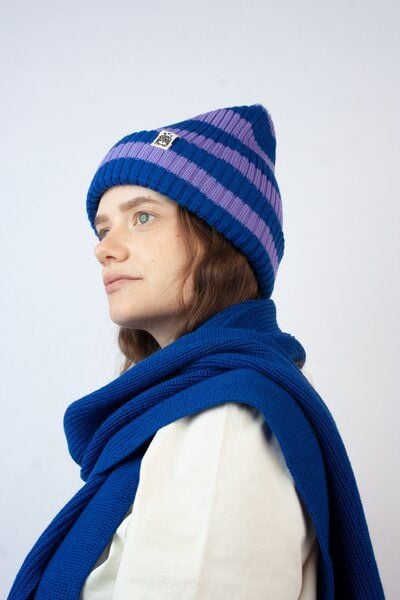 Strickschal aus Merino- Wolle Unisex Kiwistories, mulesingfrei von Kiwistories