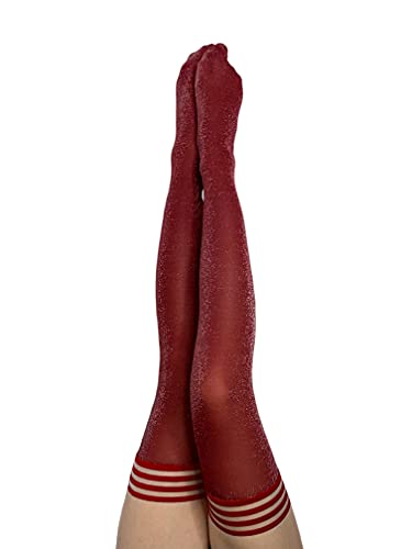 Kix'ies Inc. Holly Cranberry Sparkle Strumpfhose Cranberry 64 von Kix'ies