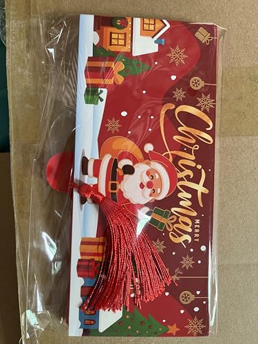 Weihnachts-Geldhalter, Bargeld-Geschenkkartenhalter, Weihnachten mit 10 Steckplätzen, Weihnachtsgeschenk für Männer, Frauen, Mädchen, Jungen, Überraschungsgeldumschläge, Rot 1 Weihnachts-Geldhalter, Bargeld-Geschenkkartenhalter, Weihnachten mit 10 Steckplätzen, Weihnachtsgeschenk für Männer, Frauen, Mädchen, Jungen, Überraschungsgeldumschläge, Rot 1 von Kixilo