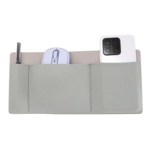 Kixolazr Externer Festplattenhalter | Kabelmanagementtasche mit 3 Fächern | Selbstklebender externer Hub Organizer für Stifte, Telefon, Kabel, Karte, Zuhause, Arbeit, Reisen von Kixolazr