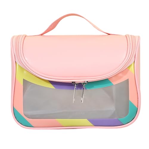 Kixolazr Multifunktionale Kosmetiktasche, Kosmetiktasche, Organizer, großes Fassungsvermögen, Make-up-Tasche, Organizer, tragbare Kosmetiktasche mit Zwei-Wege-Reißverschluss, , Refer to von Kixolazr