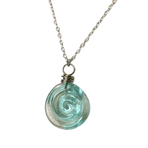 Kixolazr Ohrringe Für Damen - Glas Ohrstecker Halskette Set - Klar Leicht Schmuck Für Mutter Schwestern Freunde Freundin Ehefrau | Urlaub Weihnachten Geburtstag Reise Hochzeit von Kixolazr