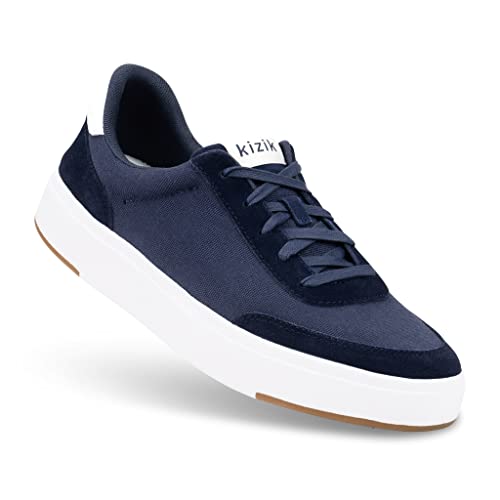 Kizik The Prague Slip-On Sneaker, lässig, trendig, freihändig, Blau (Dusk Blue), 7 Women/5.5 Men von Kizik