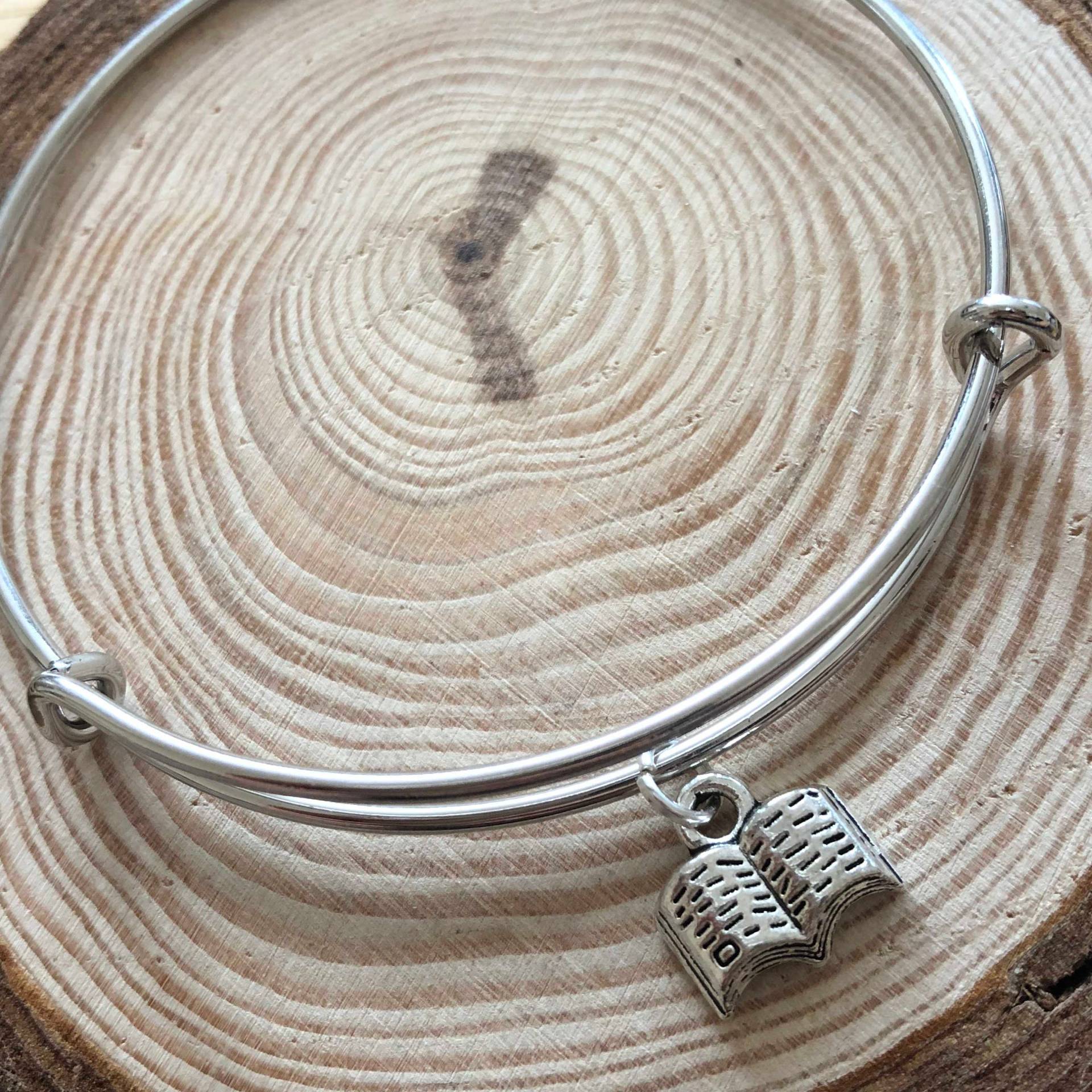 Personalisieren Buch Armreif/Bücherwurm Geschenk, Bibliothekar Leser Charme Des Offenen Buches, Schriftsteller Armreif, Armband Dichter Geschenk Personalisieren Buch Armreif/Bücherwurm Geschenk, Bibliothekar Leser Charme Des Offenen Buches, Schriftsteller Armreif, Armband Dichter Geschenk von KizzlishBeauty