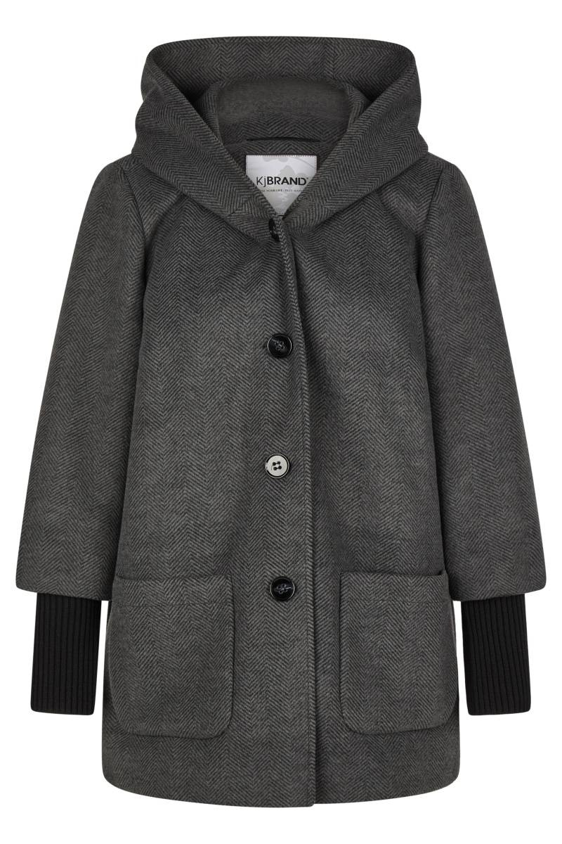 KjBRAND - JACKET anthrazit mit druck - Gr. - 48 von KjBRAND