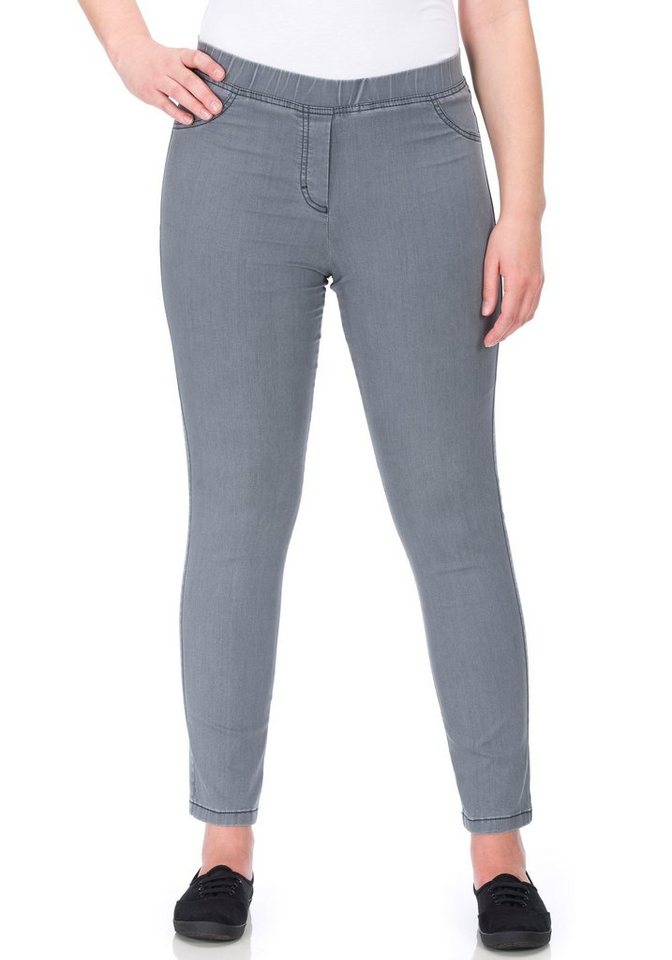 KjBRAND Jeansjeggings JENNY angenehm weiche Quer-Stretch Qualität von KjBRAND