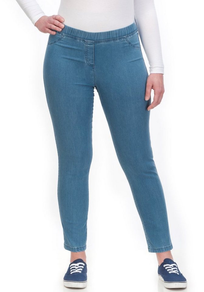 KjBRAND Jeansjeggings JENNY angenehm weiche Quer-Stretch Qualiät von KjBRAND