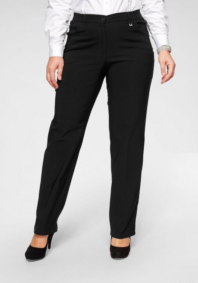 KjBRAND Stretch-Hose Babsie Bengaline: Bequemer Oberschenkel aus Stretch-Material von KjBRAND