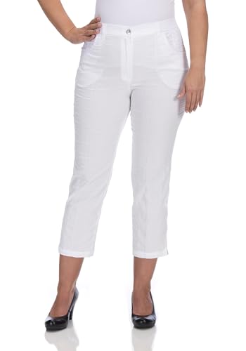 JK 7/8-Stoffhose von Kj Brand Farbe weiß, Größe 46 von KjBrand