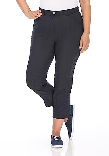 KjBRAND Damen Bea 7/8 Hose, Marine gestreift, 38 Größen von KjBrand