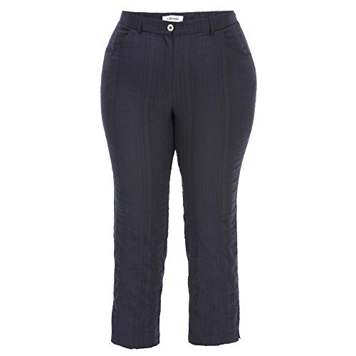 KjBrand 29208 7615 806 Bea Damen 7/8-Hose mit dezenten Streifen Stretchmaterial, Groesse 44, Marine von KjBrand