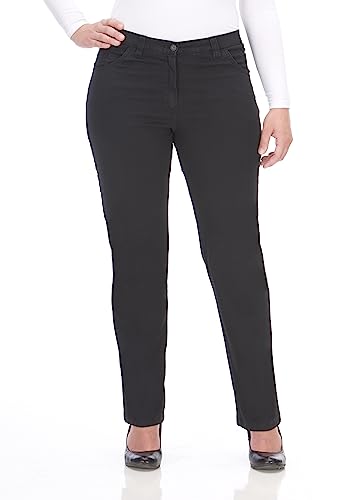 KjBRAND Damen Babsie Jeans Superstretch Hose, schwarz, 38 Grande Corto von KjBrand