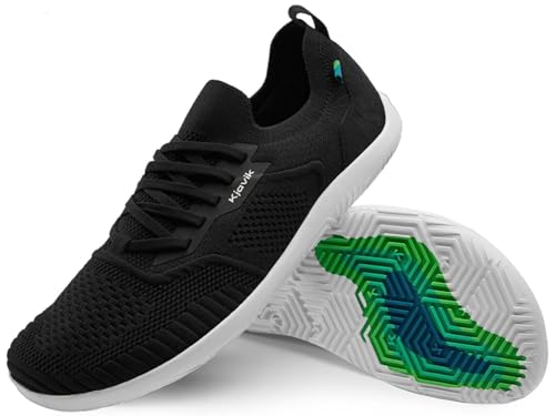 Kjavik One Barfußschuhe Damen - Premium Barfuss-Schuh Sneaker inkl. Insole System für Sport, Gym & Alltag - Minimalschuhe für Zehenfreiheit & stärkere Fußmuskulatur - Schwarz Größe 37 Kjavik One Barfußschuhe Damen - Premium Barfuss-Schuh Sneaker inkl. Insole System für Sport, Gym & Alltag - Minimalschuhe für Zehenfreiheit & stärkere Fußmuskulatur - Schwarz Größe 37 von Kjavik